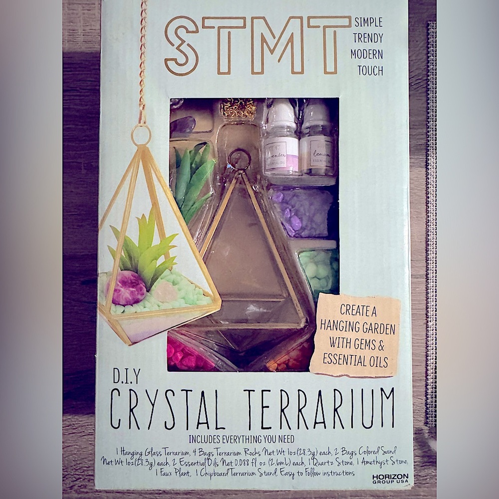 STMT D.I.Y. ✨ Crystal Terrarium Kit (2 kits available)